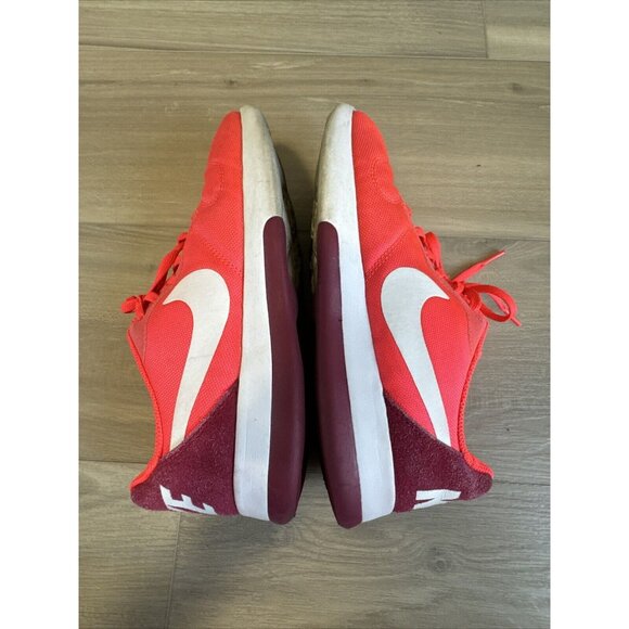 Womens NIKE MD RUNNER‎ 2 LOW Orange Coral Maroon Trainers 844901 600 Size 7 - Picture 8 of 13